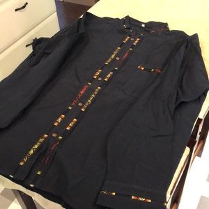 NWOT Men’s XL from Mexico long sleeve dress shirt
